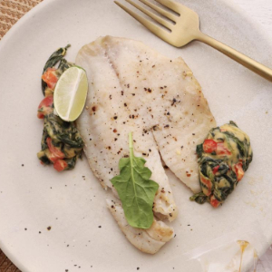 Pescado a la florentina