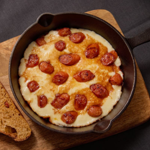 Queso al Sartén con Chistorra 