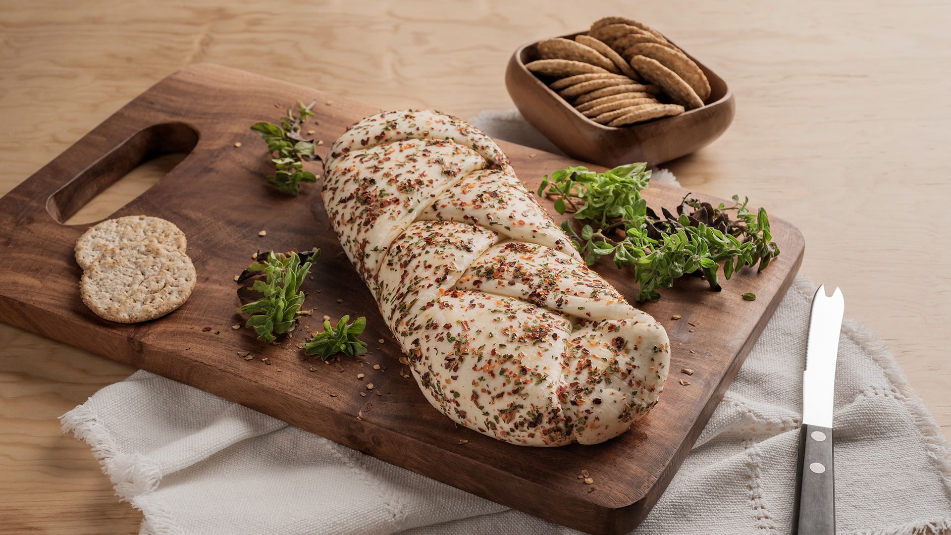 Oaxaca trenzado pimiento rojo y perejil